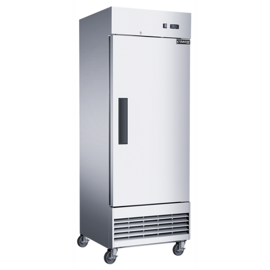 D28ER Compact Single Door Commercial Refrigerator in Stainless Steel