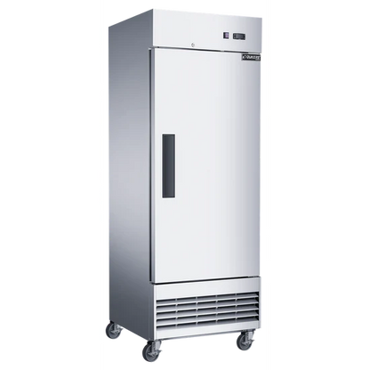 D28ER Compact Single Door Commercial Refrigerator in Stainless Steel