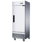 D28EF Compact Single Door Commercial Freezer in Stainless Steel