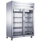 D55AR-GS2 Top Mount Glass 2-Door Commercial Reach-in Refrigerator