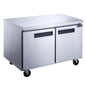 DUC48R 2-Door 48 1/4"  Undercounter Refrigerator in Stainless Steel
