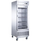 D28R-GS1 Bottom Mount Glass Single Door Commercial Reach-in Refrigerator