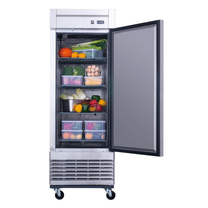 D28EF Compact Single Door Commercial Freezer in Stainless Steel