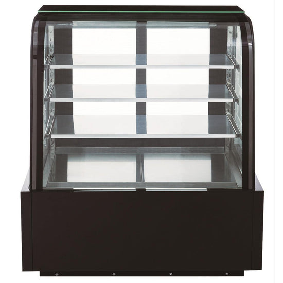 DDM48R-CB Curved Glass 48" Cake Showcase